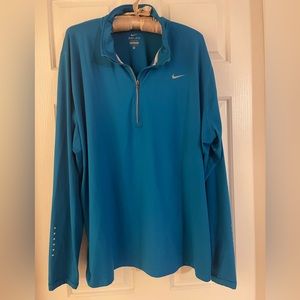 Nike Women's Plus Size Element Half-Zip
Running Shirt. Teal blue. 3X EUC